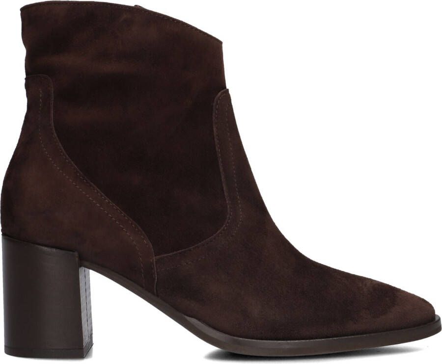 BLASZ Enkellaarsjes Dames 102 Maat: 39 Materiaal: Suède Kleur: Bruin