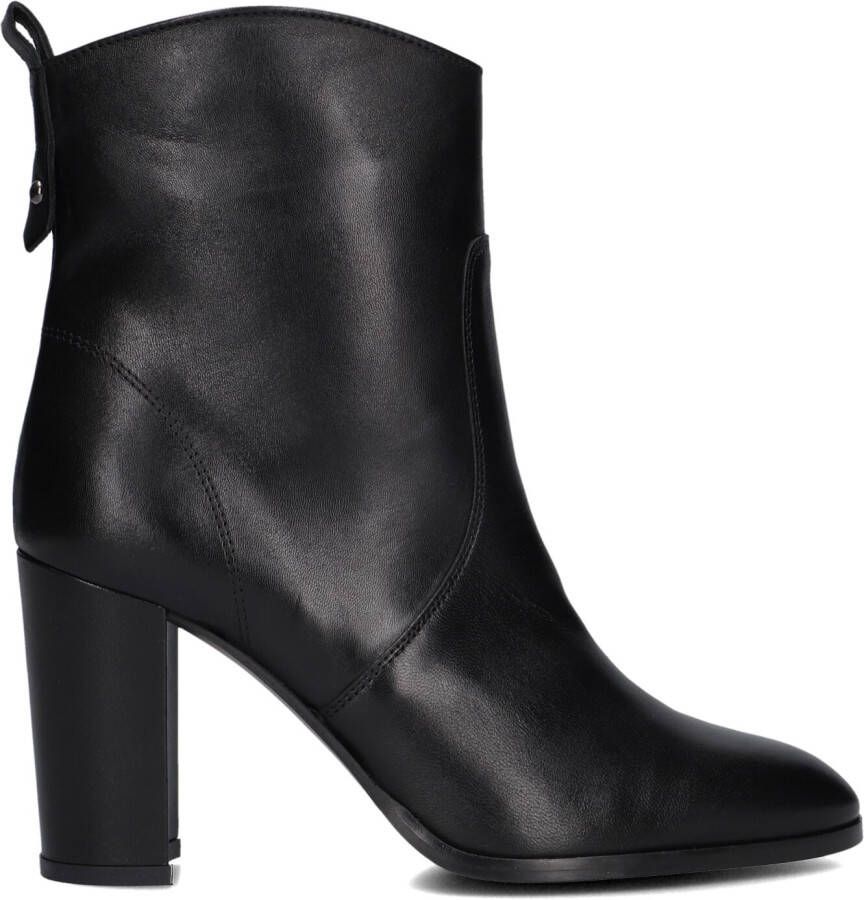 BLASZ Enkellaarsjes Dames 165 Maat: 41 Materiaal: Leer Kleur: Zwart