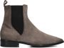 BLASZ Enkellaarsjes Dames L63201 Maat: 40 Materiaal: Suède Kleur: Grijs - Thumbnail 3