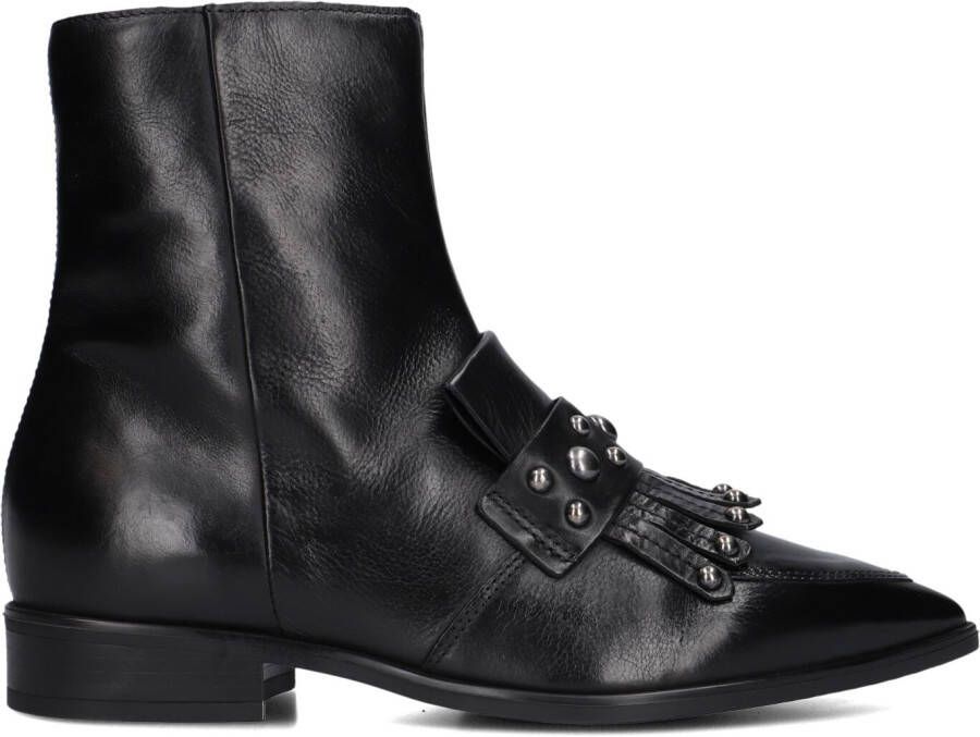 BLASZ Enkellaarsjes Dames L63202 Maat: 38 Materiaal: Leer Kleur: Zwart - Foto 4