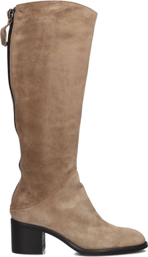 BLASZ Hoge Laarzen Dames 194 Maat: 42 Materiaal: Suède Kleur: Taupe