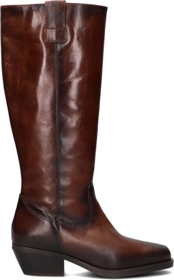 BLASZ Hoge Laarzen Dames 2dotta210 Maat: 38 Materiaal: Leer Kleur: Cognac - Foto 4