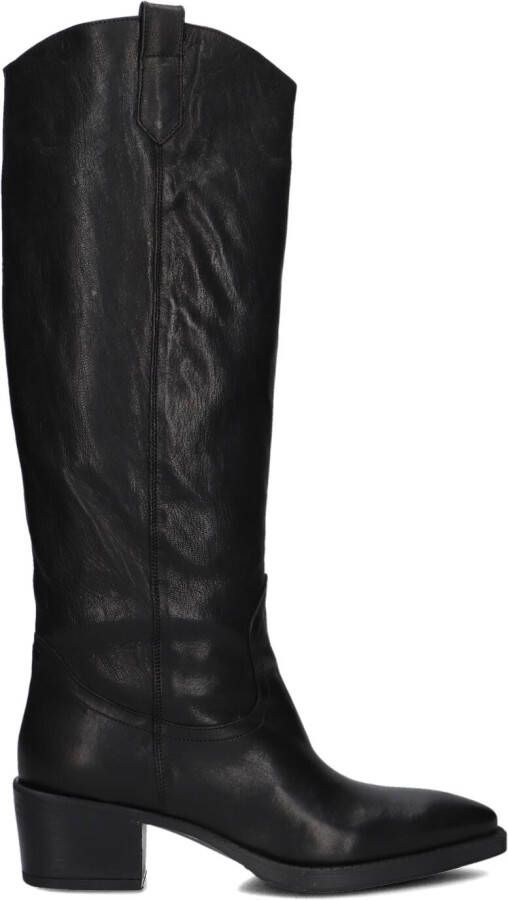 BLASZ Hoge Laarzen Dames 35 Maat: 43 Materiaal: Leer Kleur: Zwart