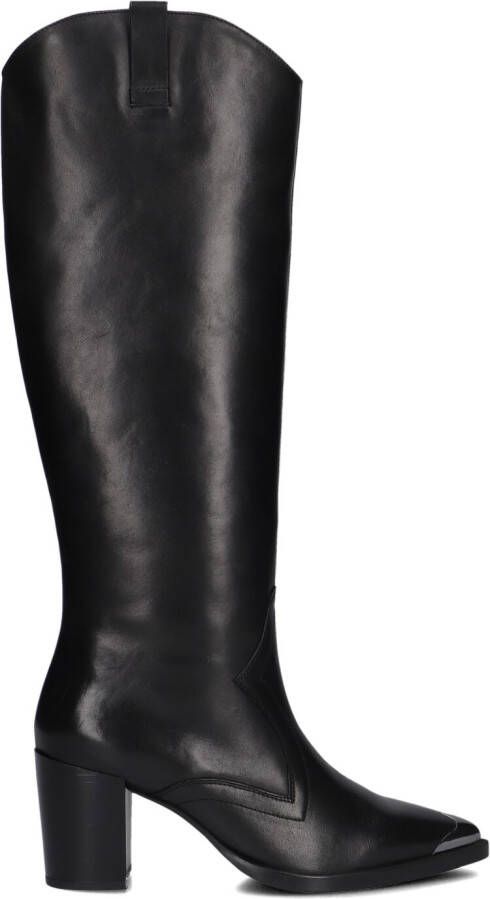 BLASZ Hoge Laarzen Dames New-americana-low Maat: 41 Materiaal: Leer Kleur: Zwart