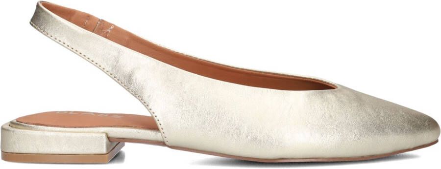 BLASZ Slingbacks Dames Cl15593 Maat: 43 Materiaal: Leatherlook Kleur: Goudkleurig