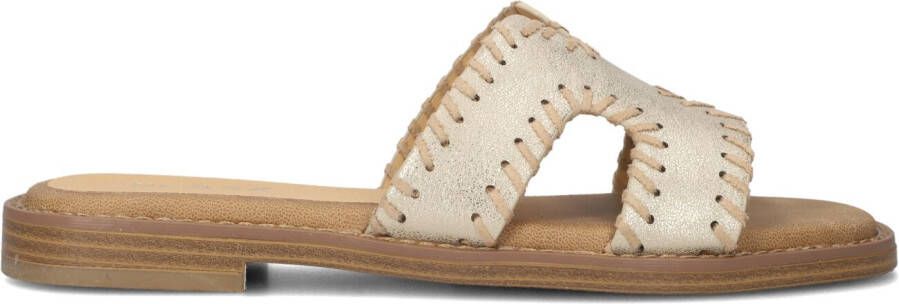 BLASZ Slippers Dames 0657-03 Maat: 41 Materiaal: Leatherlook Kleur: Goudkleurig
