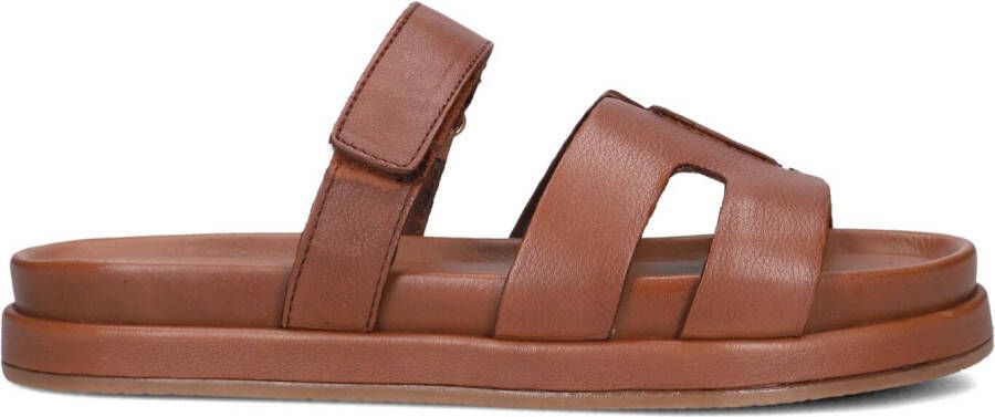 BLASZ Slippers Dames Mag-43 Maat: 40 Materiaal: Leer Kleur: Cognac