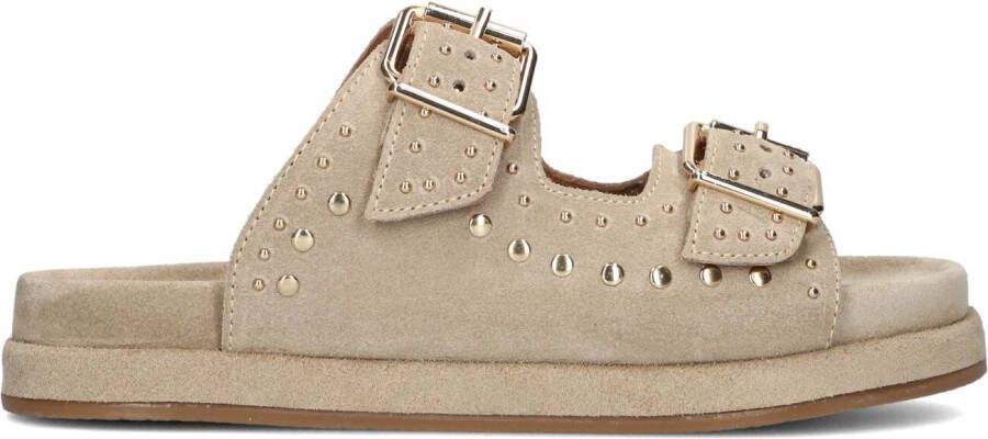BLASZ Slippers Dames Maggie-07 Maat: 41 Materiaal: Suède Kleur: Beige
