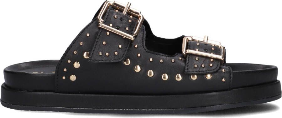 BLASZ Slippers Dames Maggie-07 Maat: 41 Materiaal: Leer Kleur: Zwart
