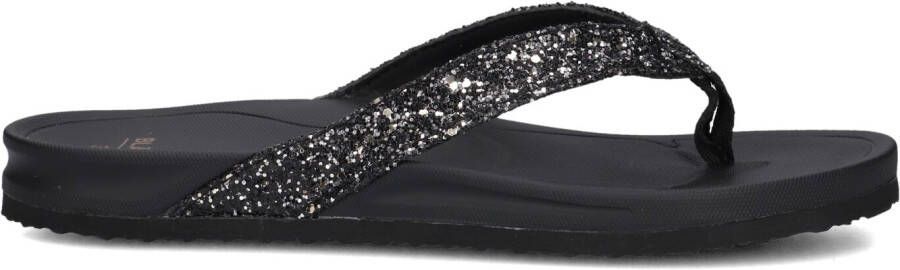 BLASZ Teenslippers Dames Bella 2402 Maat: 37 Materiaal: Leatherlook Kleur: Zwart
