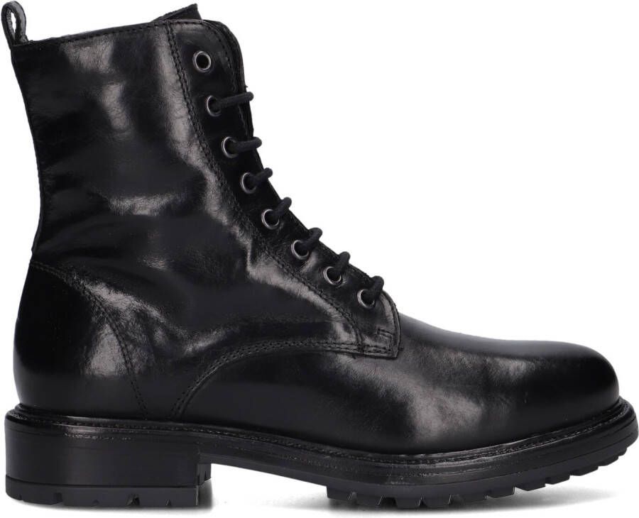 BLASZ Veterboots Dames 2queen201 Maat: 36 Materiaal: Leer Kleur: Zwart