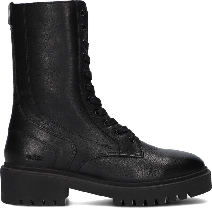 BLASZ Veterboots Dames P7337 Maat: 42 Materiaal: Leer Kleur: Zwart - Foto 3