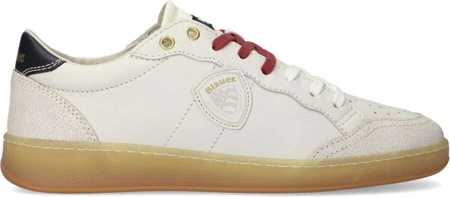 BLAUER Lage Sneakers Heren Murray21 Maat: 41 Materiaal: Leer Kleur: Wit - Foto 4