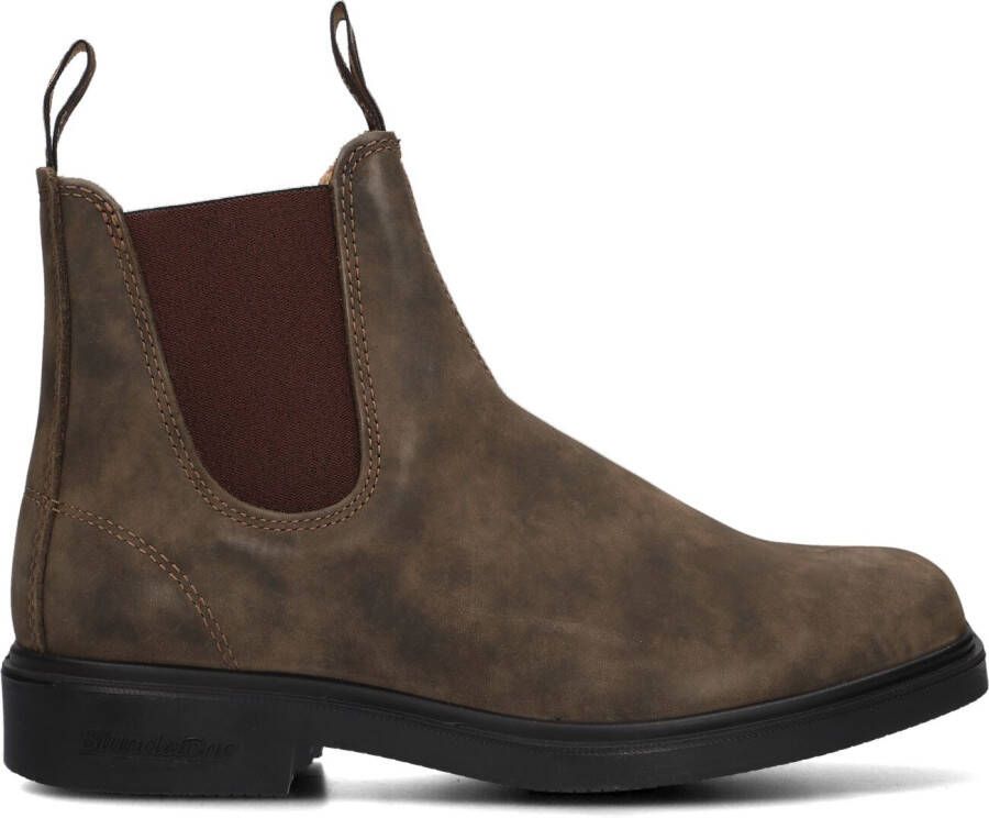 BLUNDSTONE Chelsea Boots Heren Dress Boot Heren Maat: 41 5 Materiaal: Nubuck Kleur: Bruin