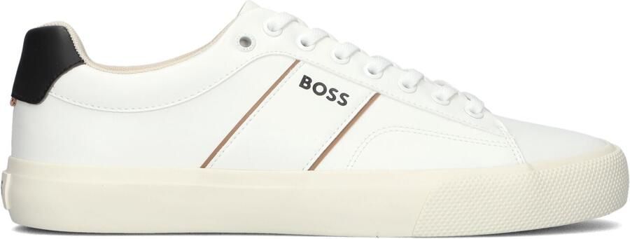 BOSS Lage Sneakers Heren Aiden_tenn Maat: 42 Materiaal: Leatherlook Kleur: Wit - Foto 9
