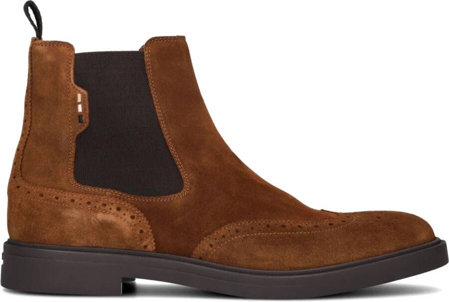 BOSS Chelsea Boots Heren Calev_cheb Maat: 45 Materiaal: Suède Kleur: Cognac - Foto 3