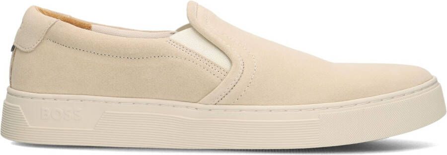 BOSS Instappers Heren Rhys_slon Maat: 41 Materiaal: Suède Kleur: Beige
