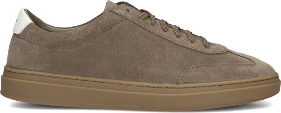 BOSS Lage Sneakers Heren Kieran_tenn Maat: 41 Materiaal: Suède Kleur: Taupe - Foto 4