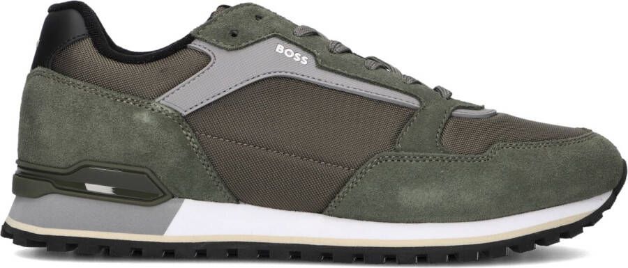 BOSS Lage Sneakers Heren Parkour-l_runn Maat: 41 Materiaal: Suède Kleur: Groen - Foto 8