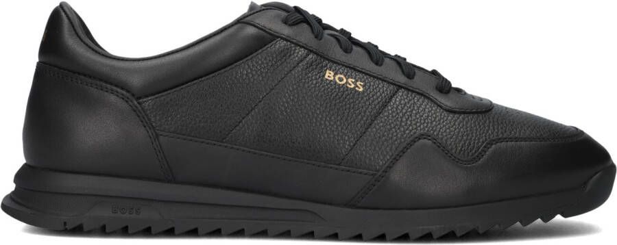 BOSS Lage Sneakers Heren Zayn Lowp Maat: 46 Materiaal: Leer Kleur: Zwart - Foto 3