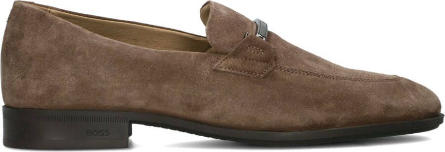 BOSS Loafers Heren Colby_loaf Maat: 45 Materiaal: Suède Kleur: Bruin