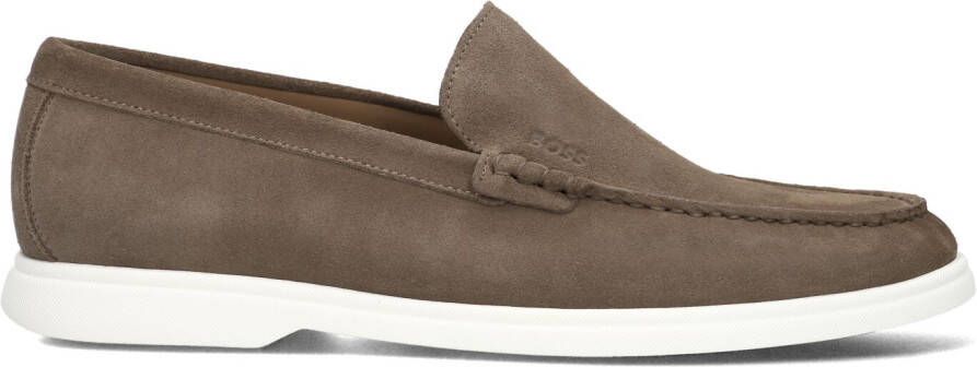 BOSS Loafers Heren Sienne_loaf Suède Bruin - Foto 4