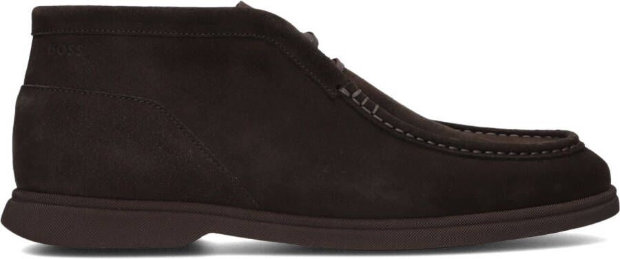 BOSS Nette Schoenen Heren Sienne_desb Maat: 40 Materiaal: Suède Kleur: Bruin