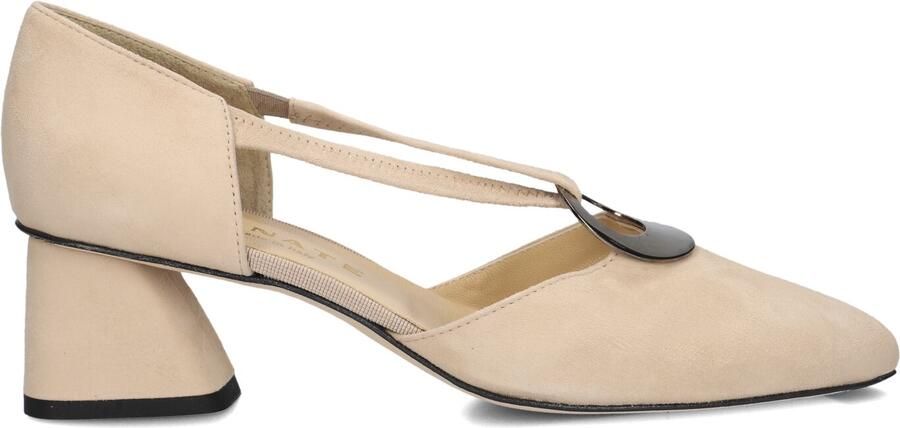 BRUNATE Pumps Dames 51528 Maat: 38 Materiaal: Suède Kleur: Beige