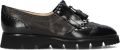 BRUNATE Instappers Dames 11076 Leer Zwart - Zwart