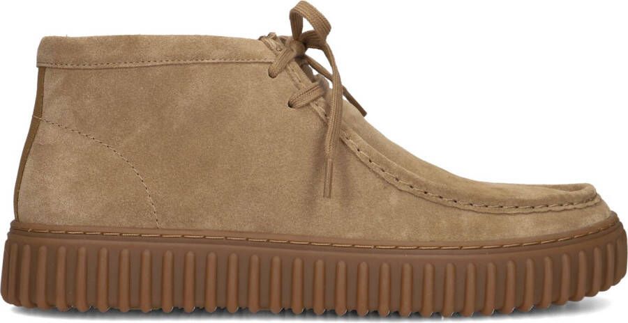 CLARKS ORIGINALS Clarks Veterschoenen Heren Torhill Hi Heren Maat: 45 Materiaal: Suède Kleur: Camel - Foto 11