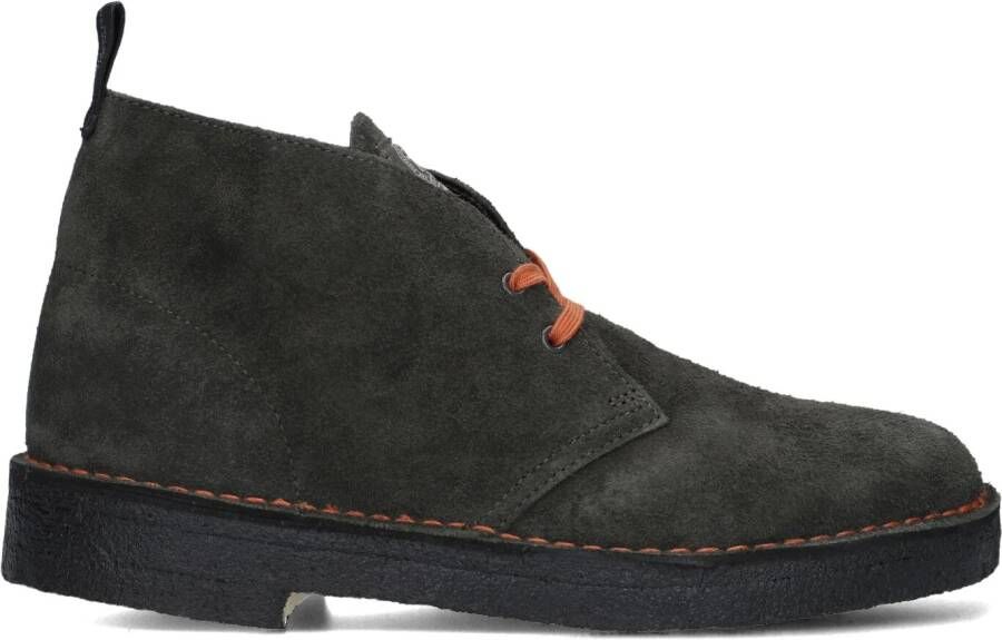 CLARKS ORIGINALS Clarks Veterschoenen Heren Desert Boot Heren Maat: 44 5 Materiaal: Suède Kleur: Groen