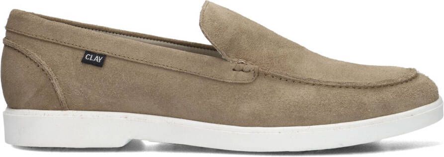CLAY Loafers Heren Tivoli-09 Maat: 46 Materiaal: Suède Kleur: Bruin