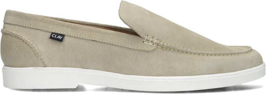 CLAY Loafers Heren Tivoli-09 Maat: 46 Materiaal: Suède Kleur: Beige