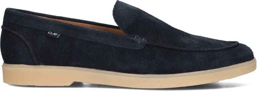 CLAY Loafers Heren Tivoli-09 Maat: 45 Materiaal: Suède Kleur: Blauw