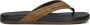 CLAY Slippers Heren 003 Maat: 48 Materiaal: Leatherlook Kleur: Cognac - Thumbnail 3