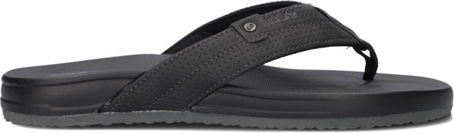 CLAY Slippers Heren 004 Maat: 43 Materiaal: Leatherlook Kleur: Zwart