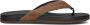 CLAY Slippers Heren 004 Maat: 46 Materiaal: Leatherlook Kleur: Cognac - Thumbnail 3