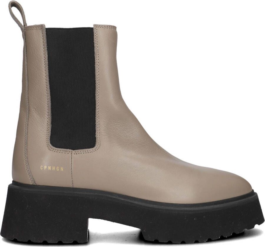 COPENHAGEN STUDIOS Chelsea Boots Dames Cph683 Maat: 42 Materiaal: Leer Kleur: Taupe