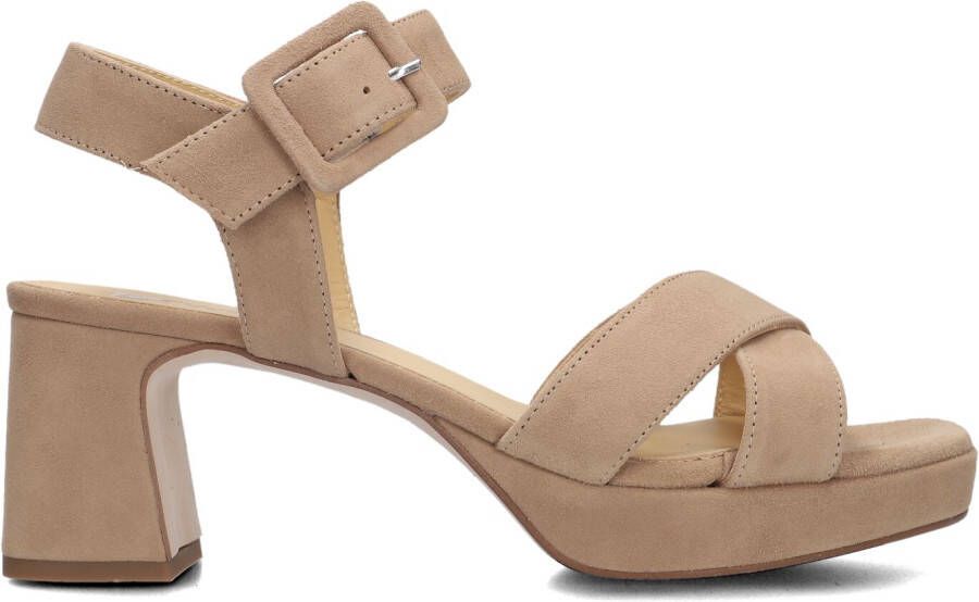 CTWLK Sandalen Dames Tamouch Maat: 41 Materiaal: Suède Kleur: Camel