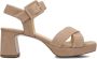 CTWLK Sandalen Dames Tamouch Maat: 41 Materiaal: Suède Kleur: Camel - Thumbnail 4