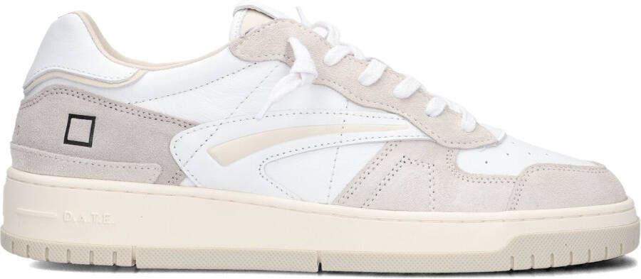 D.A.T.E Lage Sneakers Heren Torneo Maat: 41 Materiaal: Suède Kleur: Wit