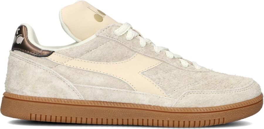 DIADORA Sneakers Dames Gold Indoor Maat: 38 Materiaal: Suède Kleur: Beige