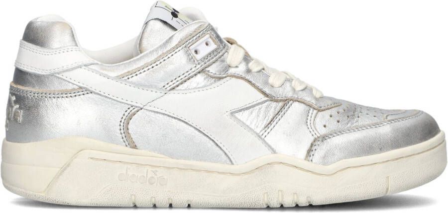 DIADORA HERITAGE Lage Sneakers Dames B.560 Metal Wn Maat: 38 Materiaal: Leer Kleur: Zilver