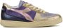 Diadora Sneakers Dames Lage sneakers Damesschoenen Leer MI bask L metal Paars - Thumbnail 4