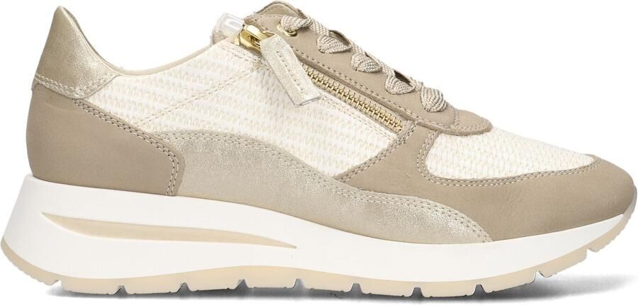 DL SPORT Lage Sneakers Dames 6551 Maat: 42 Materiaal: Leer Kleur: Beige