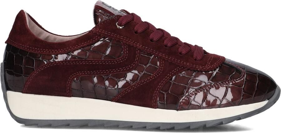 DL SPORT Lage Sneakers Dames 6745 Suède Rood