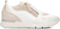 DL SPORT Lage Sneakers Dames Emma Leer Wit - Wit