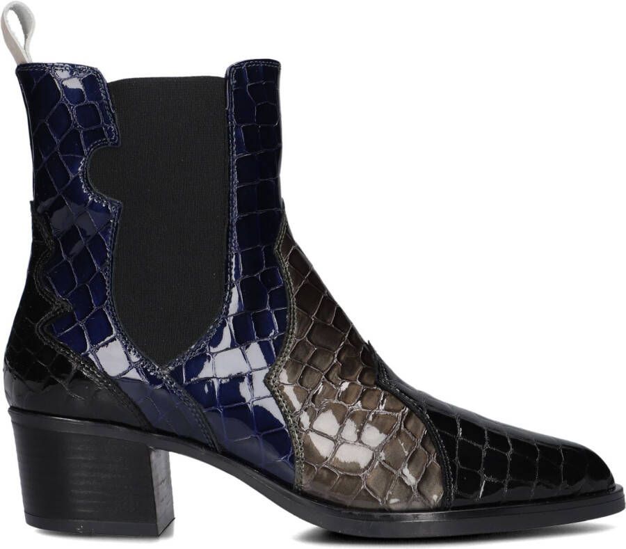 DL SPORT Enkelboots Dames 6425 Maat: 38 Materiaal: Lakleer Kleur: Zwart