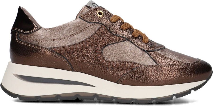 DL SPORT Lage Sneakers Dames 6333 Maat: 38 Materiaal: Leer Kleur: Brons