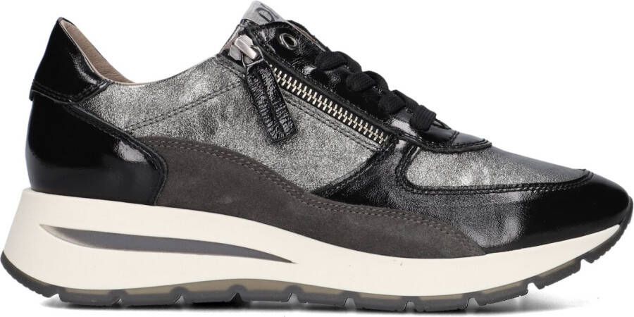 DL SPORT Lage Sneakers Dames 6337 Maat: 41 Materiaal: Leer Kleur: Zwart